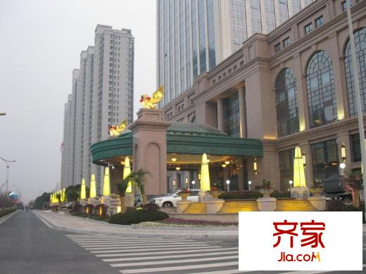 金石國際大酒店門前入口景觀（2011-01-28）