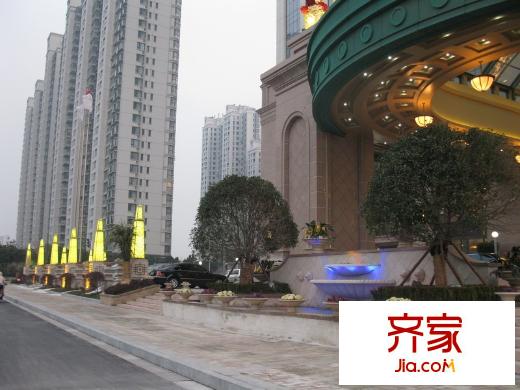 金石國際大酒店門前入口景觀（2011-01-28）