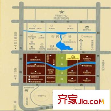 金石國際大酒店中南匯泉國際廣場區(qū)位圖