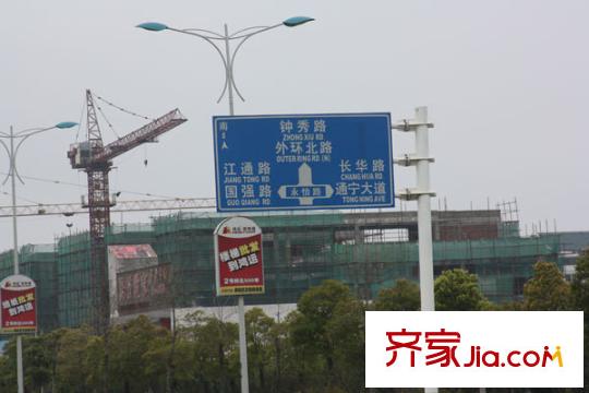 蘇建陽光新城附近的路標(biāo)20100420