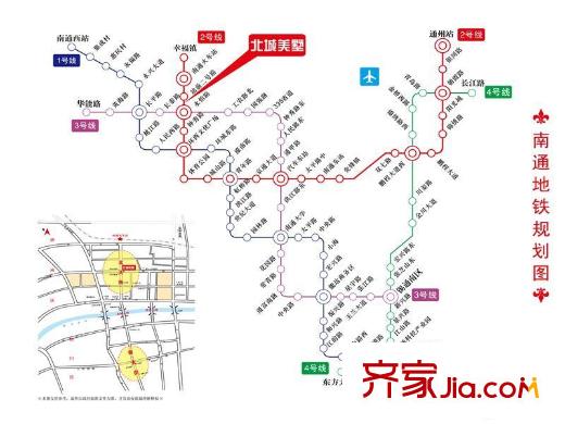 北城美墅區(qū)位圖