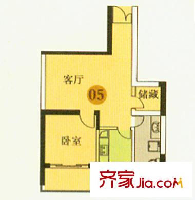 盛薈A-02/05 1室1廳1衛(wèi)1廚