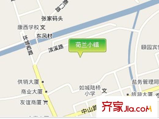 荷蘭小鎮(zhèn)區(qū)位圖