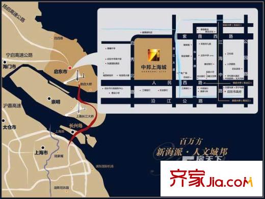 中邦上海城地圖