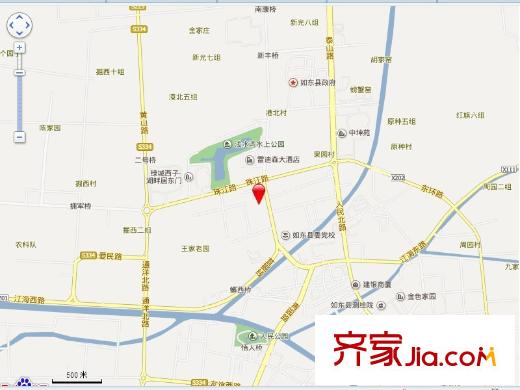 昌和水岸花城交通圖