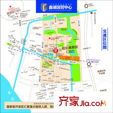 鑫湖國貿中心區(qū)位圖