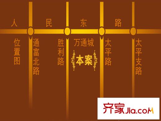 德誠(chéng)翰景園區(qū)位圖