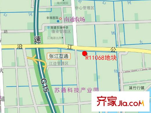 金科城交通示意圖