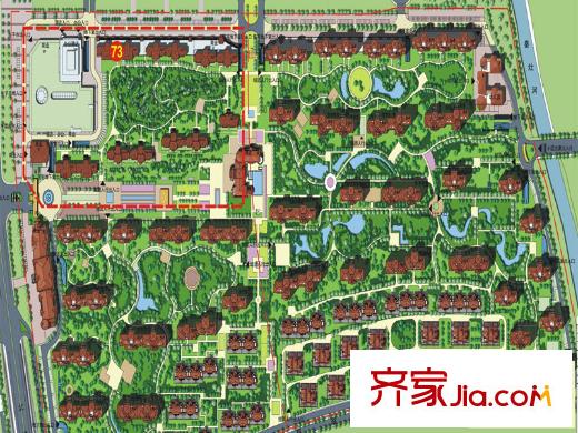 華強(qiáng)城公園1號(hào)總平面圖