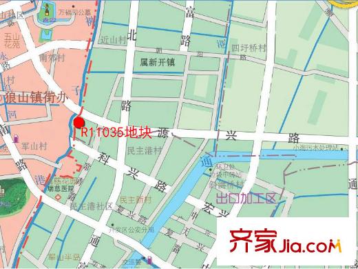 山景水岸交通示意圖