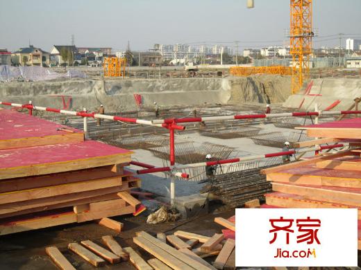 奧體新城一期項目施工進度實景（20111125）