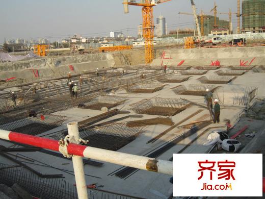 奧體新城一期項目施工進度實景（20111125）