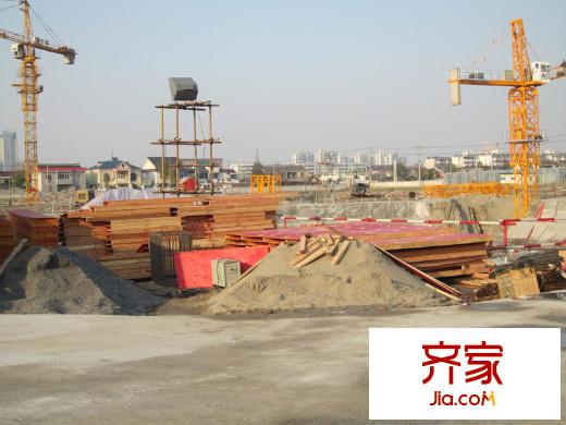 奧體新城一期項目施工進度實景（20111125）