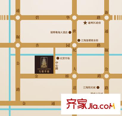 萬(wàn)和華府小區(qū)區(qū)位圖