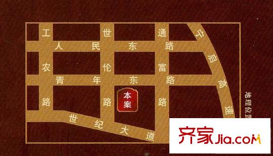 帝奧世倫名郡區(qū)位圖