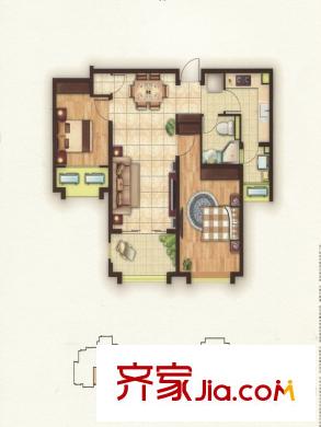 龍馨家園2#、5#C2戶型 2室2廳1衛(wèi)1廚