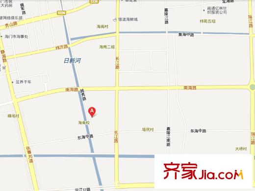 龍馨家園交通示意圖