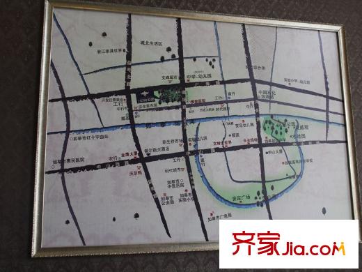 景誠中央公園區(qū)位圖