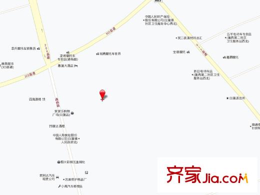 景誠中央公園交通示意圖