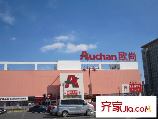 江城逸品距離項目1千米處的歐尚超市
