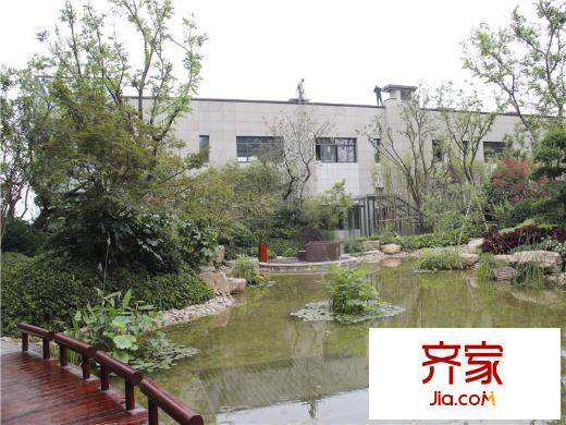如皋雨潤廣場售樓處后面景觀（2014-07-16）