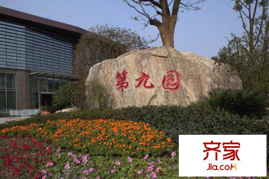 第九園售樓處門前景觀（2010.10.25）