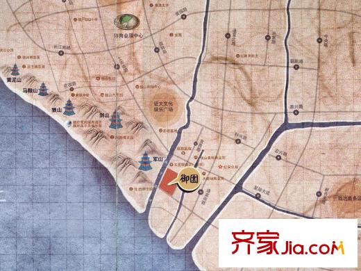 順發(fā)御園項(xiàng)目區(qū)位圖