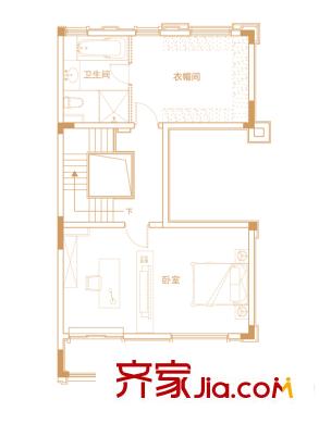 中海上林院12#、15-23#林囿戶型-三層 1室1衛(wèi)