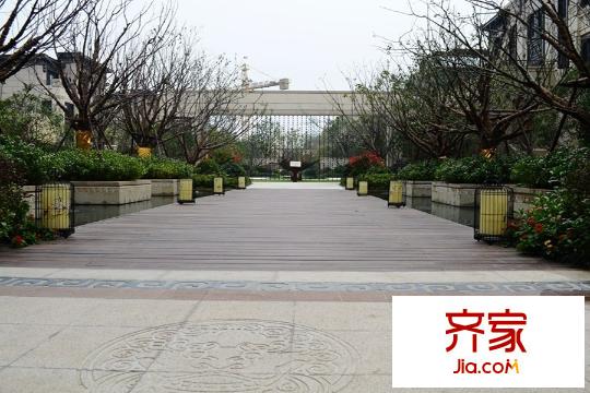 中海上林院售樓處景觀道（20141026）