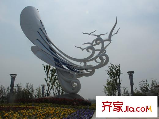 南山湖1號(hào)北側(cè)約1公里南山湖公園景色20140410