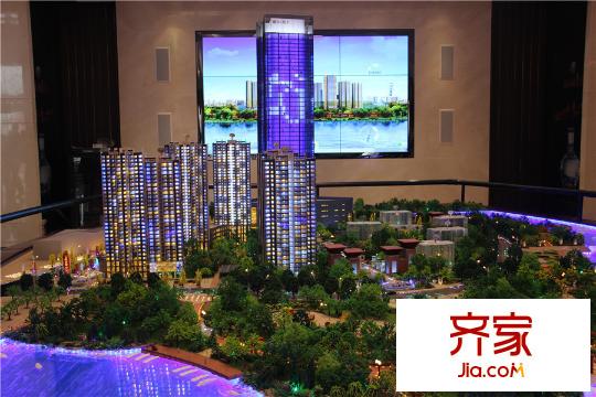 南山湖1號(hào)沙盤(pán)圖實(shí)景（2015-08-26）