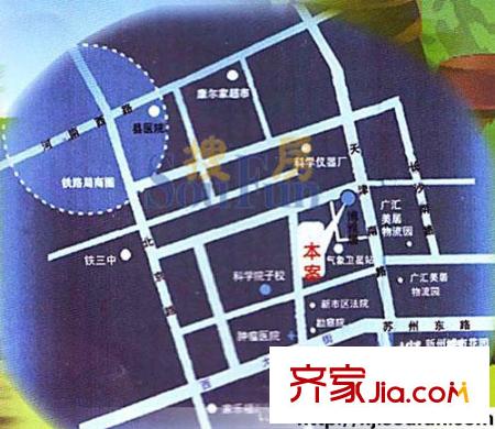 博雅居交通圖 