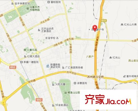 萬科金域華府交通圖