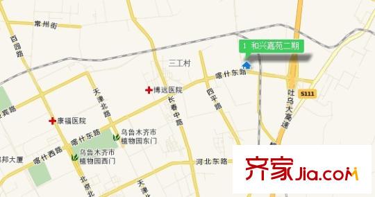 和興嘉苑三期交通圖
