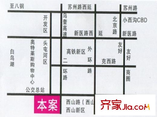 天麓交通圖