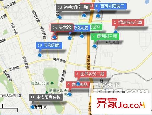 中建紫云閣周邊樓盤