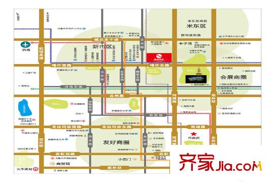 福泰雅居區(qū)位圖