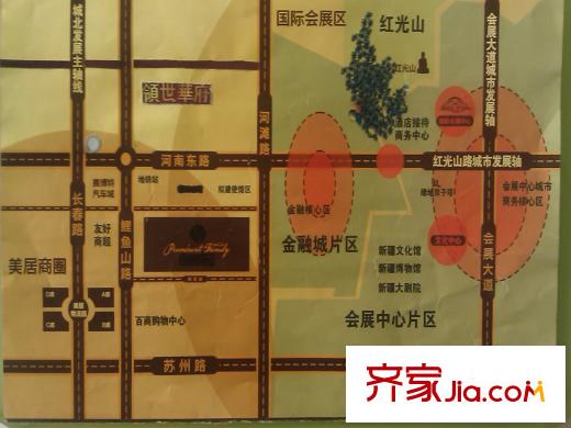 領(lǐng)世華府周邊配套小區(qū)區(qū)位圖