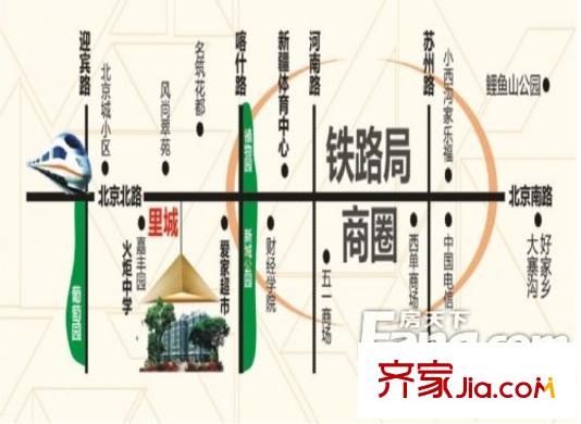 通源?里城區(qū)位圖
