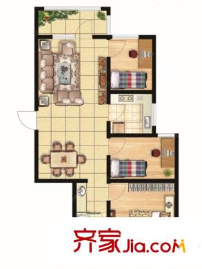 和諧牡丹園三室兩廳一廚一衛(wèi)93平 3室2廳1衛(wèi)1廚