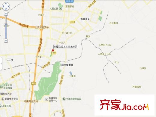 溪語原筑交通坐標(biāo)圖
