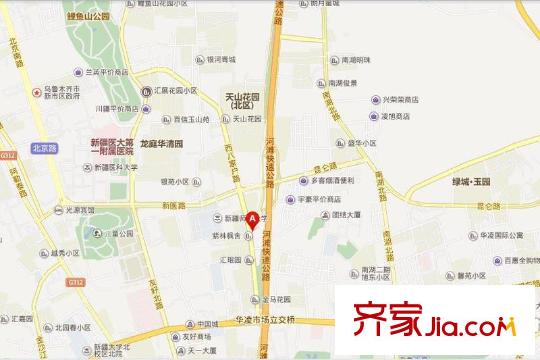 中石華府交通坐標(biāo)圖