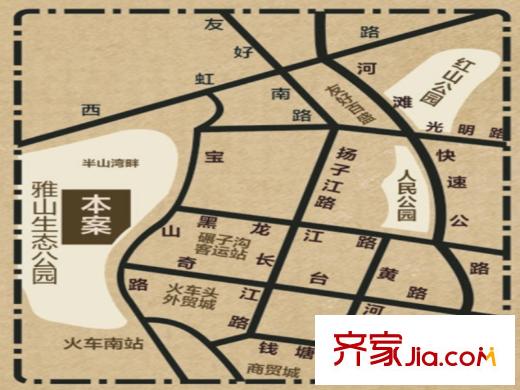 海成天山綠洲小區(qū)區(qū)位圖