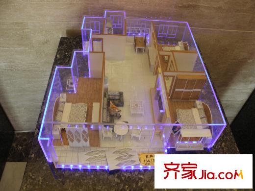 紫東佳苑K戶型3室2廳2衛(wèi)154.19平 3室2廳2衛(wèi)