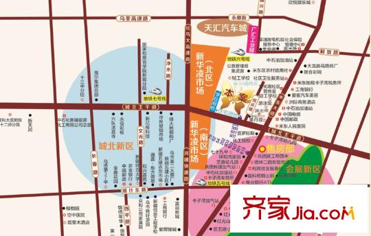 藍(lán)廷花苑交通圖
