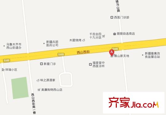 雅山新天地三期交通圖