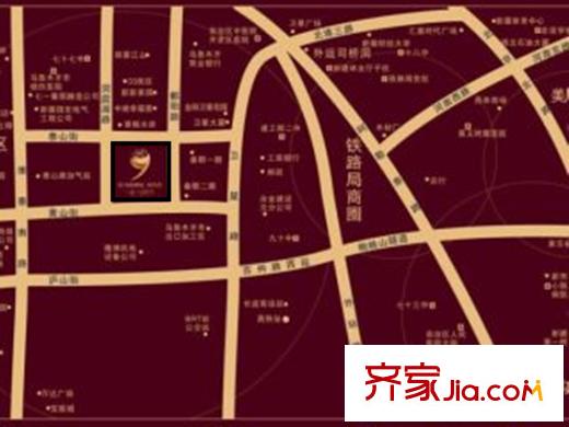 一品?九點陽光交通區(qū)位圖
