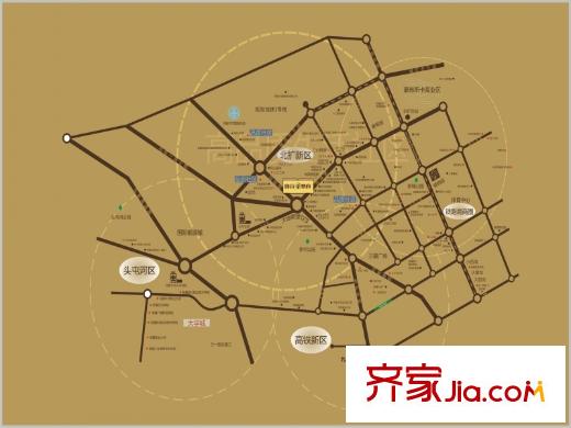 御宮華府區(qū)位圖
