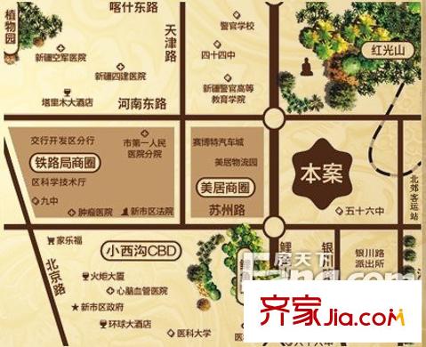 御園世家周邊配套區(qū)位圖