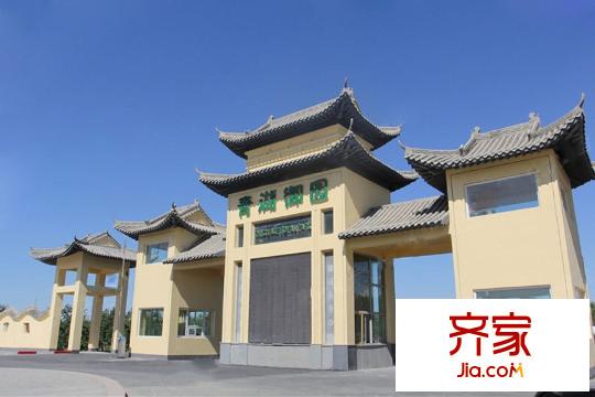 青湖御園?青湖綠島小區(qū)入口